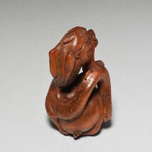 根付 龍 柘植 木彫品 木製 彫刻品 現品お渡し 0707-7-20_画像6