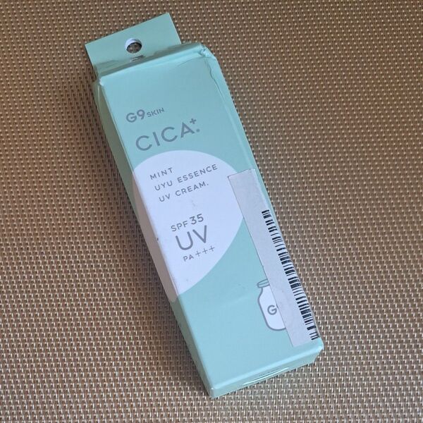 新品G9 CICA UYU ESSENCE UV CREAM 25g ミント (赤み ニキビ跡) SPF35 PA+++
