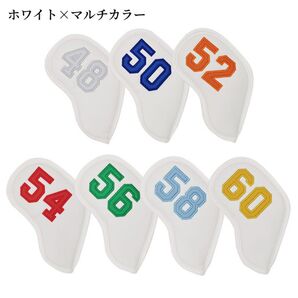 アイアンウェッジカバーセット PU レザー フェイスカバー ゴルフ
