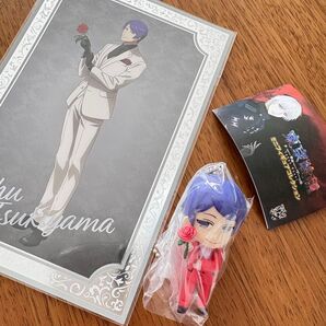 東京喰種 月山習 2点セット ミニフィギュア 特典ポスカ