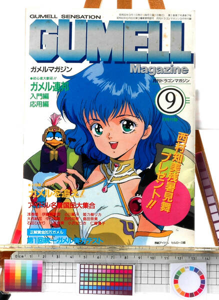 [Vintage][Delivery Free]1988 Dragon Magazine Issued Gumell Magazine(28P)Mikimoto Haruhiko/Ryuusuke Mita　ガメルマガジン[tag1111]