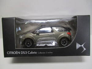 * очень редкий *DS AUTOMOBILES* Citroen CITROEN*DS3 Cabrio 2012 миникар * Brown Hickory * чёрный двухцветный *1/64* новый товар * не использовался товар *