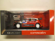 ★CITROEN★シトロエン C３　WRC　２０１７　７号車★ミニカー★ NOREVノレブ社製★赤・白・ガンメタ★新品・未使用品★１／４３スケール★_画像1