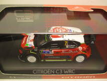 ★CITROEN★シトロエン C３　WRC　２０１７　７号車★ミニカー★ NOREVノレブ社製★赤・白・ガンメタ★新品・未使用品★１／４３スケール★_画像2