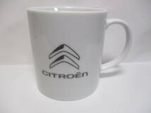 ★CITROEN★シトロエン ★オリジナル　陶器製マグカップ★白★コーヒーカップ★新品・未使用品★_画像1