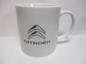 *CITROEN* Citroen * original ceramics made mug * white * coffee cup * new goods * unused goods *