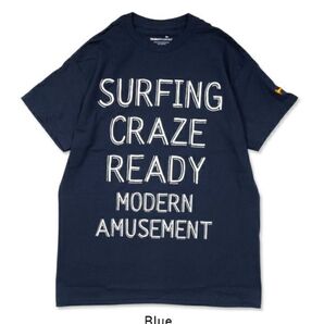 Modern Amusement モダンアミューズメント 別注 ショートスリーブサーフィンクレイズTシャツ