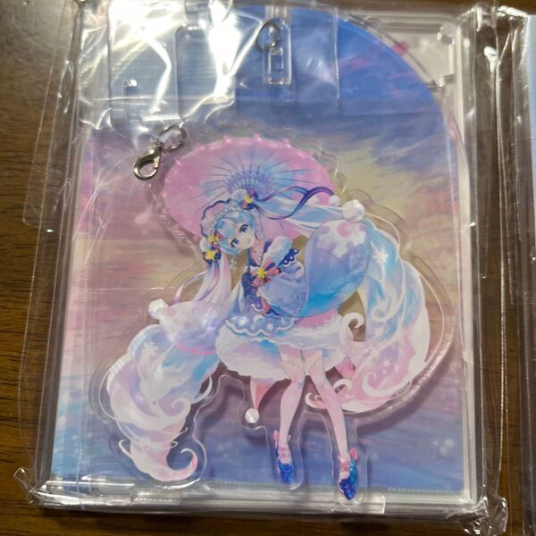 雪ミク 立体アクリルスタンド 「SNOW MIKU 2023」 2個セット 無断購入禁止 商品説明必読