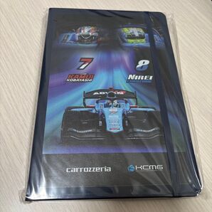 スーパーフォーミュラ carrozzeria × KCMG A5 ノート 小林可夢偉 福住仁嶺 カロッツェリア 非売品 ノベルティ