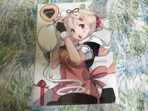 B082クリアファイル 艦隊これくしょん~艦これ~ 夕立 バレンタイン仕様 PS Vita ソフト 艦これ改」 初回生産特典