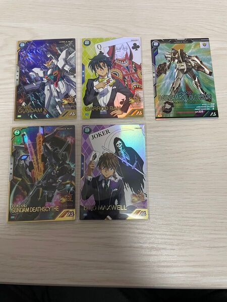 アーセナルベース ガンダムX、ガロード,デスサイズ、デュオ、0ガンダム