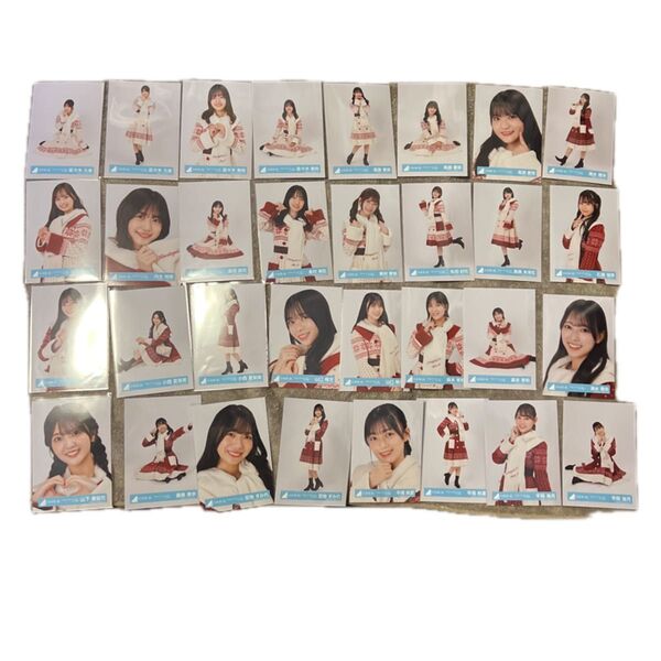 日向坂46 HappyTrainTour2023 サンタ衣装 生写真 32枚