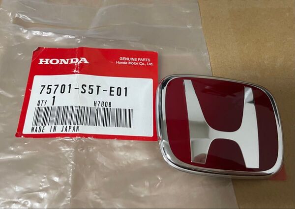 ホンダ 純正部品 パーツ エンブレム 75701-S5T-E01 タイプR 赤 シビック