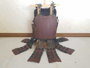# price cut #. sheets trunk # Edo era # life-size # elmet of armor, armour, armor, armor, armour, helmet,5 sheets trunk, trunk #1146