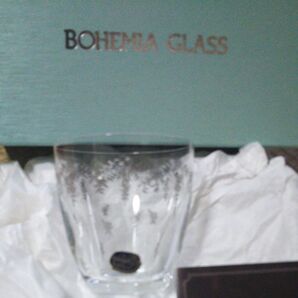 BOHEMIA GLASS ガラスのグラス 1個
