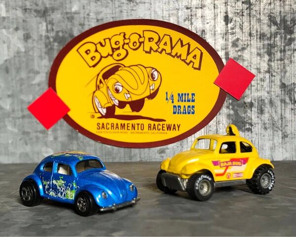 HOTWHEELS / MATTEL BUG RACING・BAJA BUG・BUG-O-RAMA STICKER U.S.