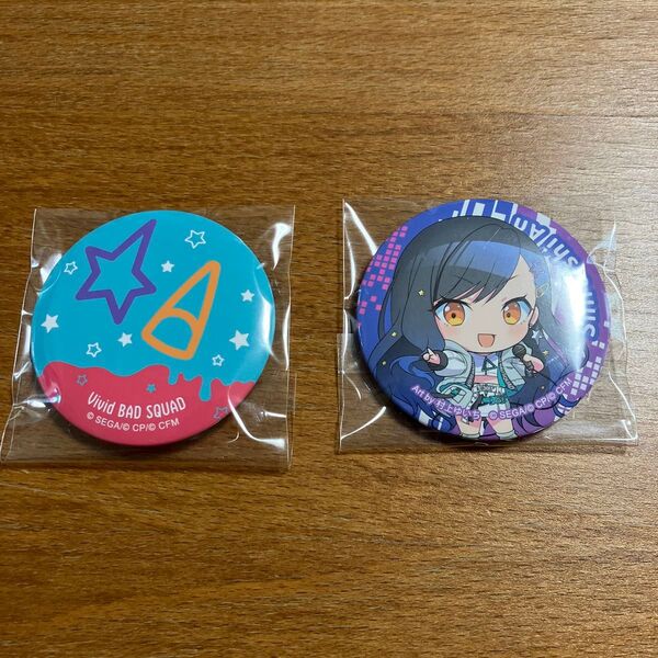 プロセカ セガラッキーくじ 缶バッジ 白石 杏