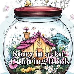 大人の塗り絵 Story in a Jar Coloring Book