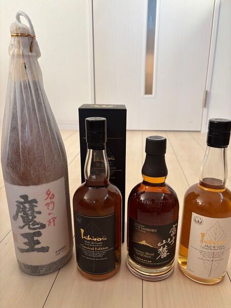 本格焼酎 国産ウイスキー 4本セット