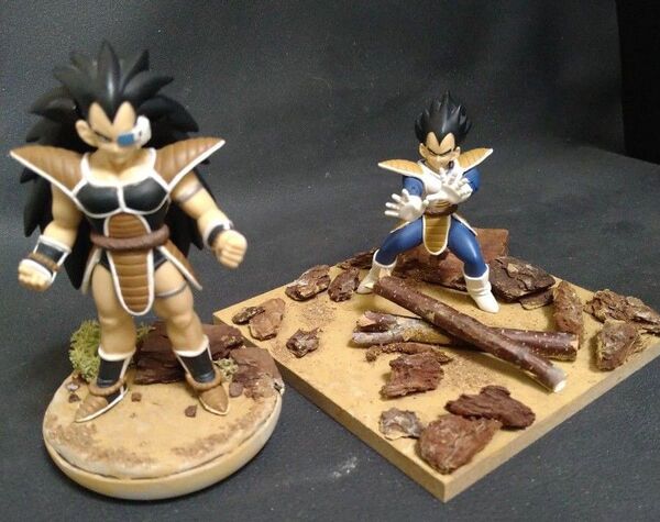 【ドラゴンボール】ドラゴンボールZ ヴィネット:ベジータ&ラディッツ ジオラマ