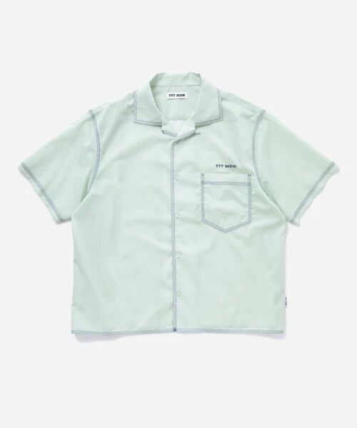 TTT MSW 23ss OPEN COLLAR SHIRT