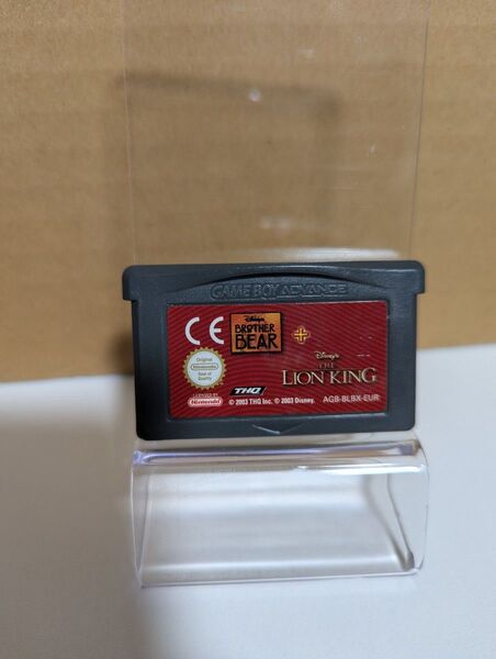 【海外版 GBA】ライオンキング&ブラザーベア ダブルパック 日本未発売