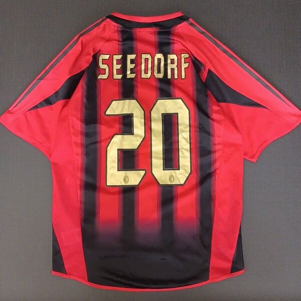 adidas アディダス セードフル ACミラン 2004~2005 ユニフォーム M OPEL AC Milan Seedorf