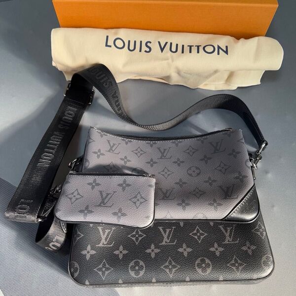 最終値下げ!美品 ルイヴィトン LOUIS VUITTON M69443エクリプスメッセンジャーバッグ