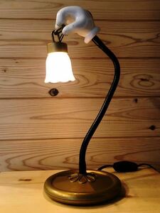 [ free shipping ] rare TOONTOWN toe n Town Disney hand lamp light lighting [ used ]