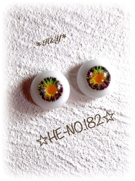【HE-NO.182】プチブライス・カプセルドール用 アイチップ 10/6mm