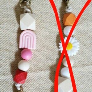 ハンドメイド★新品キーホルダー