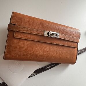 【美品】 HERMES エルメス ケリーウォレット 2つ折り長財布