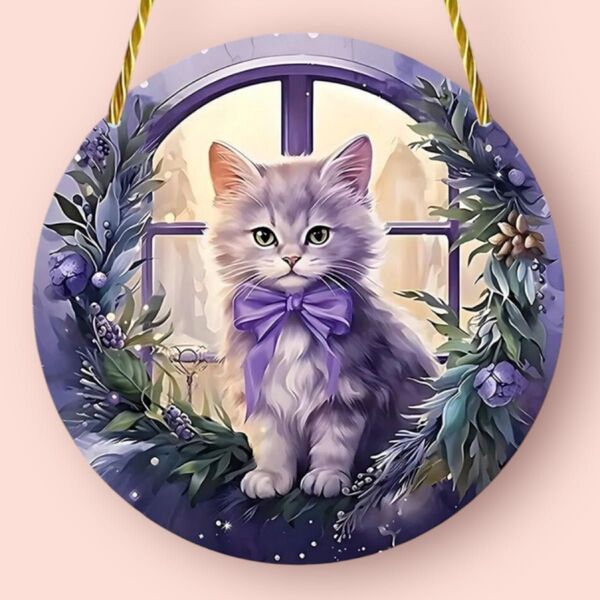 新品 サンキャッチャー 子猫 猫柄 猫雑貨 猫グッズ リボン インテリア 開運