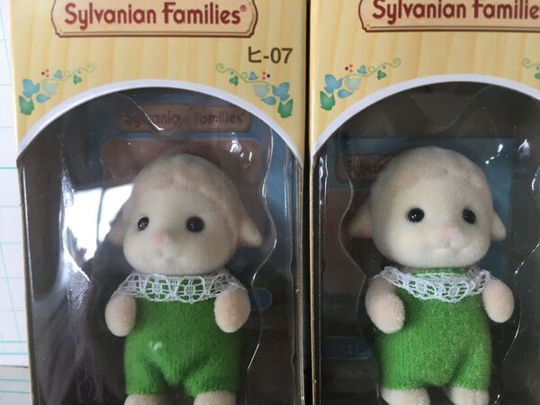 シルバニアファミリー ヒツジの赤ちゃん 2個 ラオス 緩衝材あり