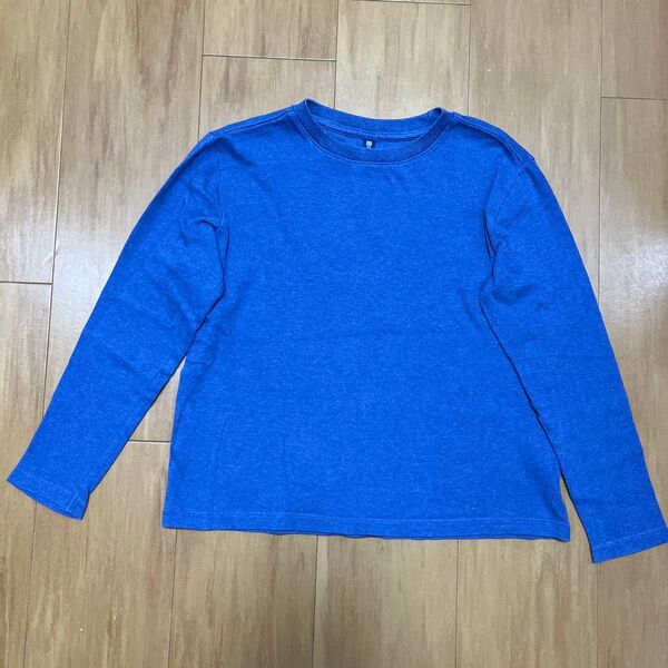 ユニクロ UNIQLO 長袖Tシャツ ブルー サイズ140