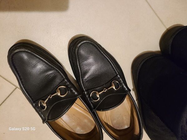ローファーGUCCIイタリアsize 36ブラック ビジネスシューズ 革靴