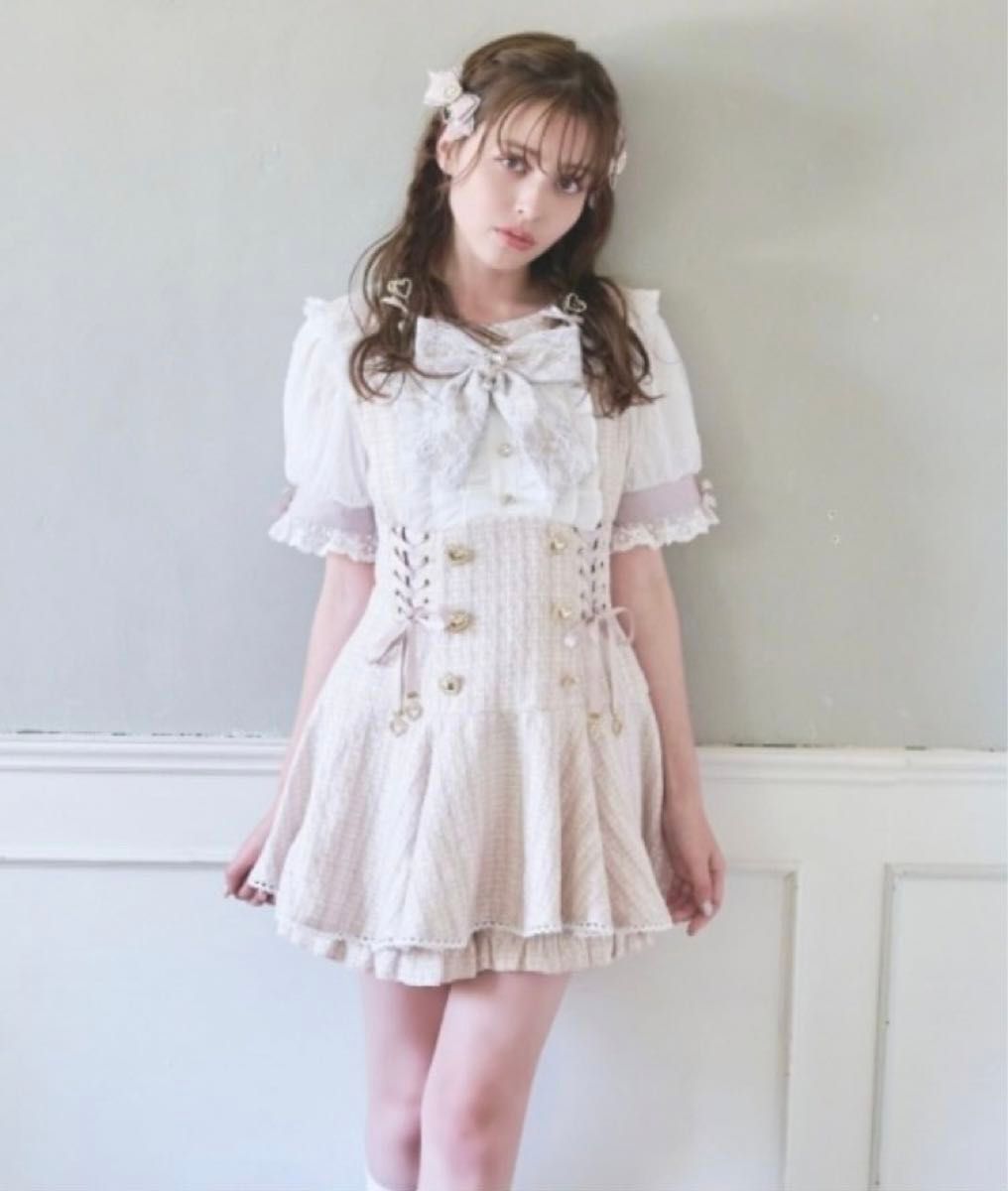 LIZLISA メッセージリボンツイードセットアップ ブラック|Yahoo LIZLISA メッセージリボンツイードセットアップ ブラック|Yahoo