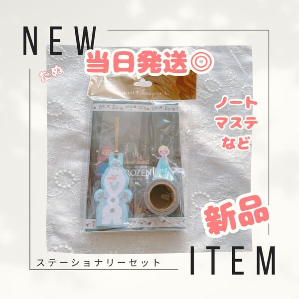 新品 当日発送可能 ディズニー ディズニー ファンタジースプリングス アナ雪 ステーショナリーセット