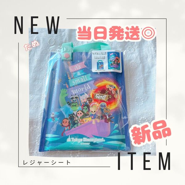 ディズニー イッツアスモールワールドwithグルート 新品 当日発送可能 レジャーシート グルート 東京ディズニーランド