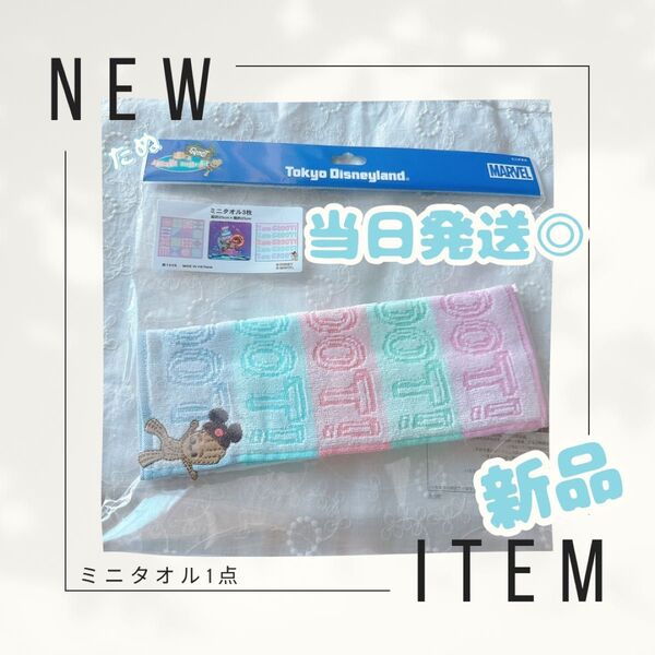 ディズニー イッツアスモールワールドwithグルート 新品 当日発送可能 ミニタオル 東京ディズニーランド グルート ハンドタオル