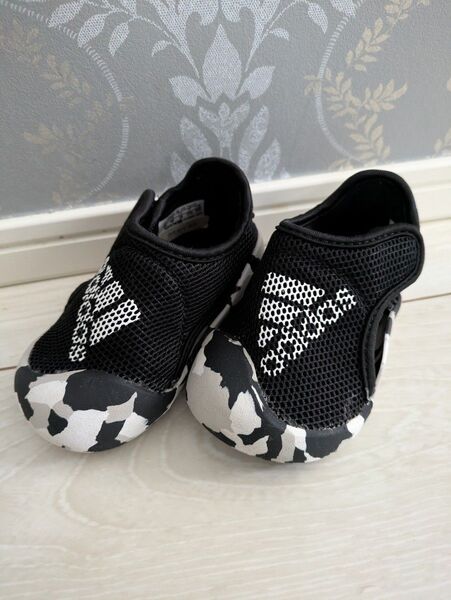 【美品】adidas サンダル 夏 ベビー 12cm 記名無し