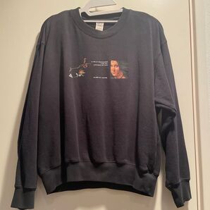 UNIQLO 黒 Sサイズ ダ・ヴィンチ アートプリント スウェット