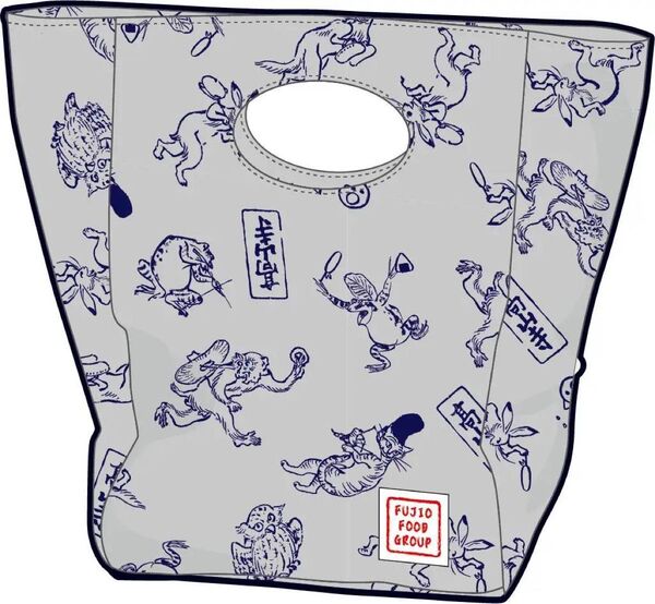 鳥獣戯画 トートバッグ Chj-jinbutsu-giga literally Animal-person Caricatures