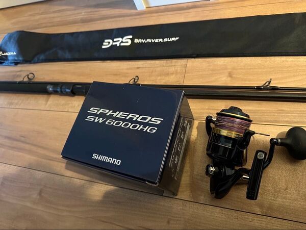 ショアジグロッド、リール6000番 SHIMANO