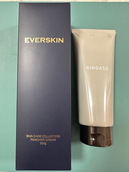 EVERSKIN 除毛クリーム メンズ 男性 300g (炭配合) 日本製 RINOASUブラックリムーバー210g2本セット