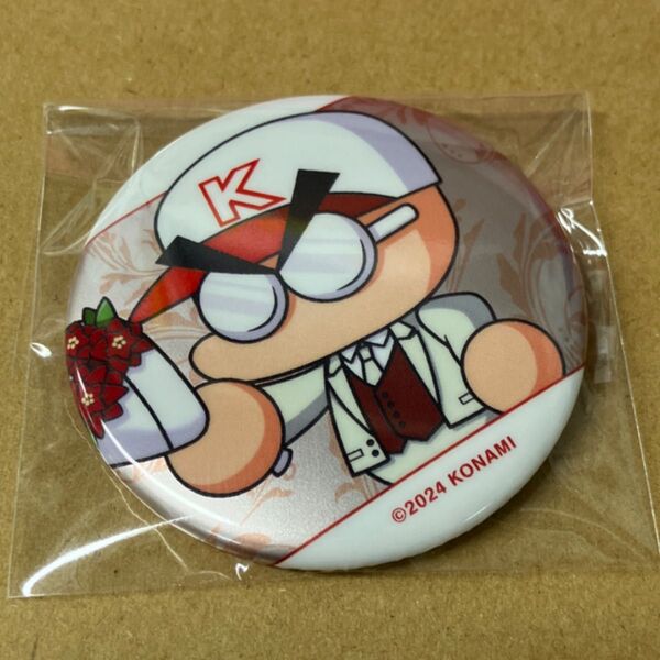 KONAMI パワプロ 野球 缶バッジ 実況パワフルプロ野球 矢部明雄 矢部くん