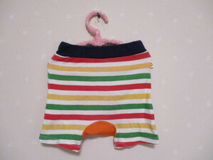 Ω Miki House Ω*70.* pretty colorful border pattern pants 0125