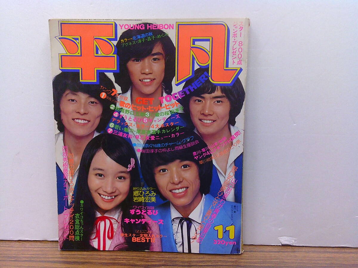 Ca-104/平凡 1976年7月号 キャンディーズ 郷ひろみ 三浦友和
