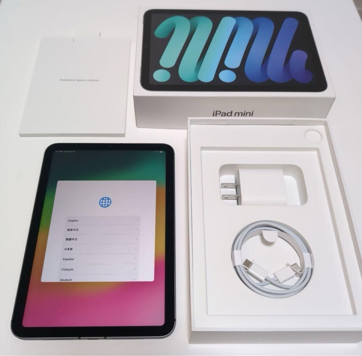 iPad mini 6 Wi-Fi + Cellular 64GB - スペースグレイ [整備済