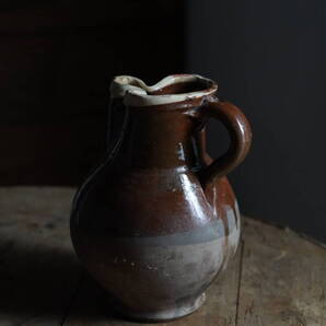 口元の特徴的な南仏のピッチャー / 19世紀・フランス / アンティーク 古道具 花器 花入 ジャグ